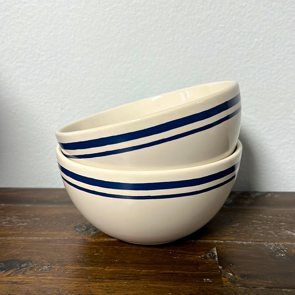 Kate Spade - Order’s Up! Striped Soup or Cereal Bowl (2)